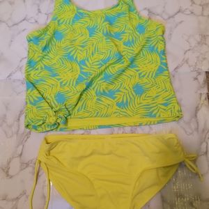 Beautiful fluorescent color two piece